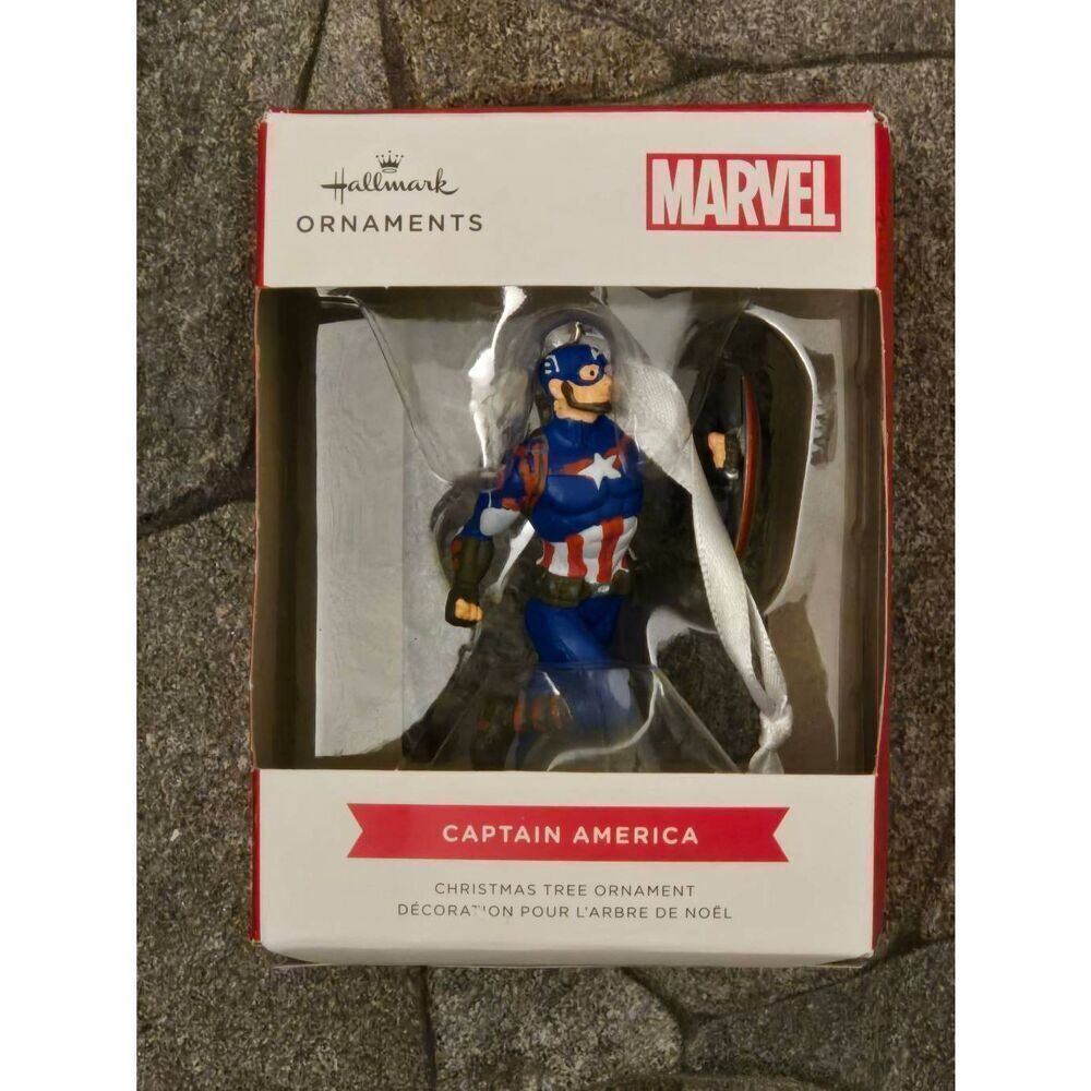 Hallmark Marvel Avengers Captain America Christmas Tree Ornament